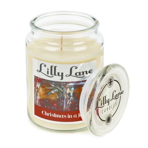Lilly Lane Christmas In A Jar 18oz Jar Candle